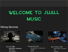 Tablet Screenshot of jhallmusic.net